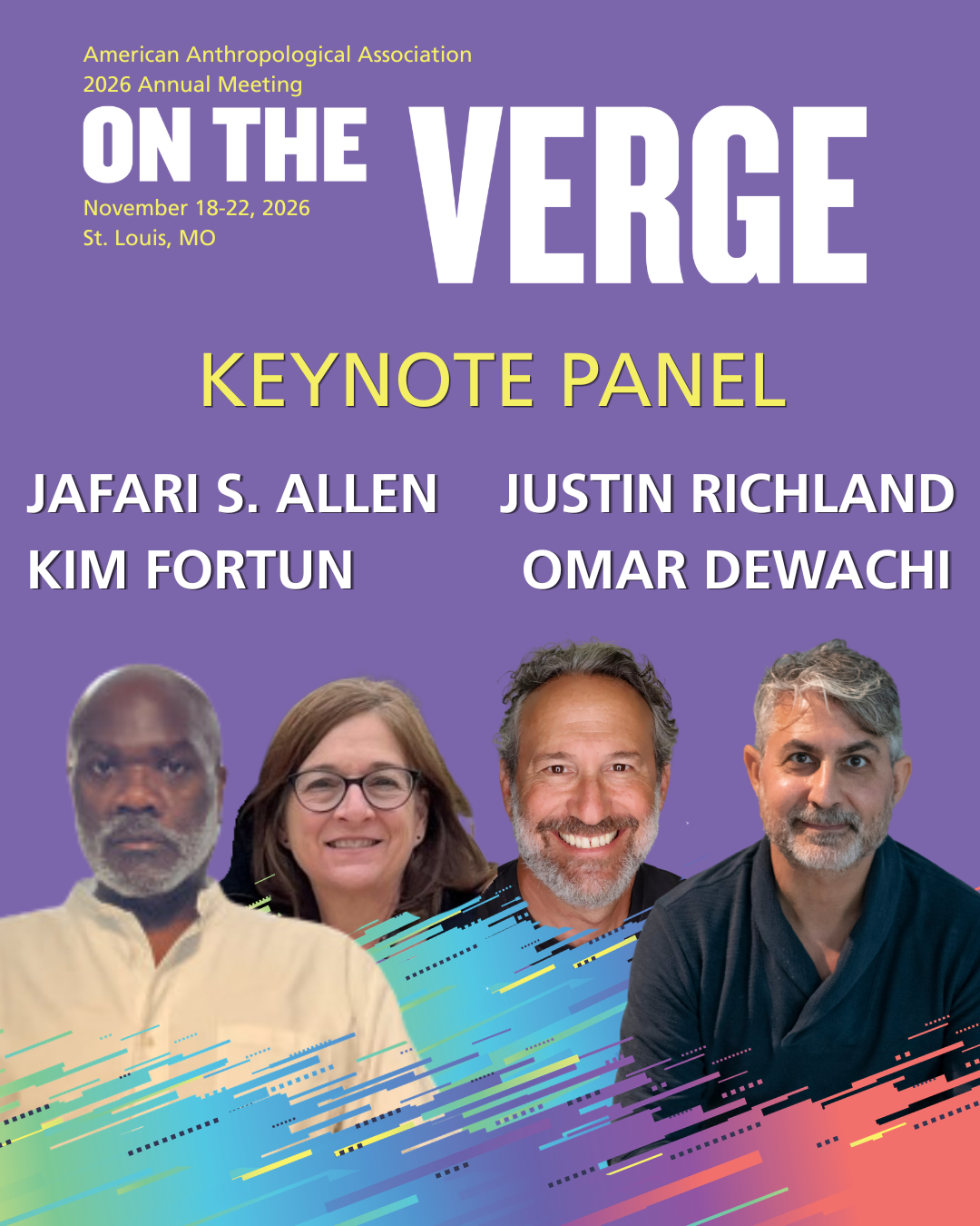 On the Verge Keynote Panel - Jafari S. Allen, Kim Fortun, Justin Richland, Omar Dewachi